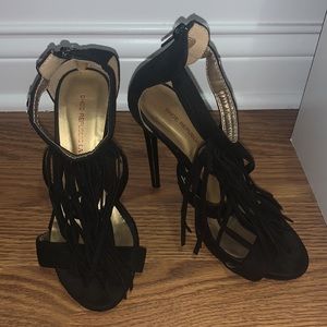 Fringe heels